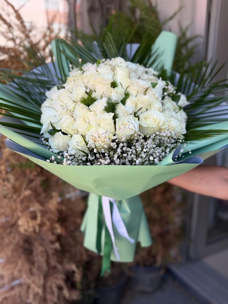 Beyaz Gül Buketi